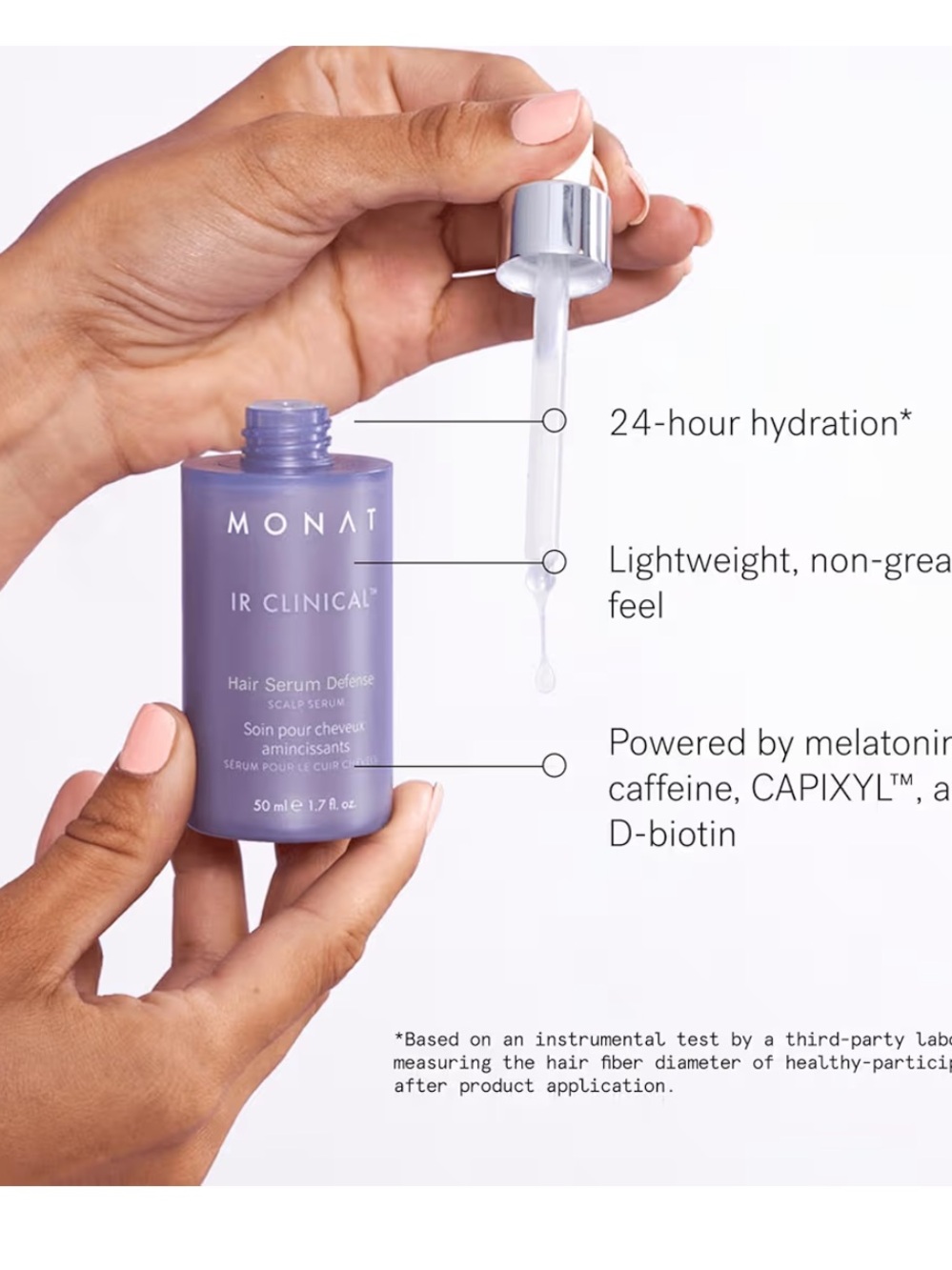 MONAT IR Clinical Hair Serum Defense - Lavender Scalp Serum - Picture 5 of 8